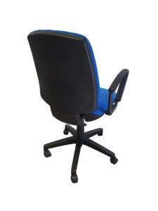 trasera sillas de oficina azul