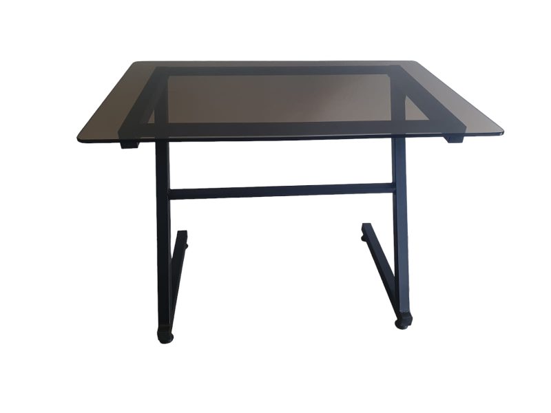 frontal mesa con cristal negro