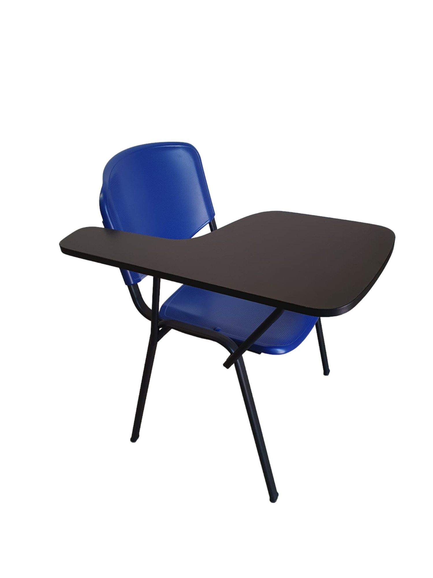 silla azul pvc con pala alargada