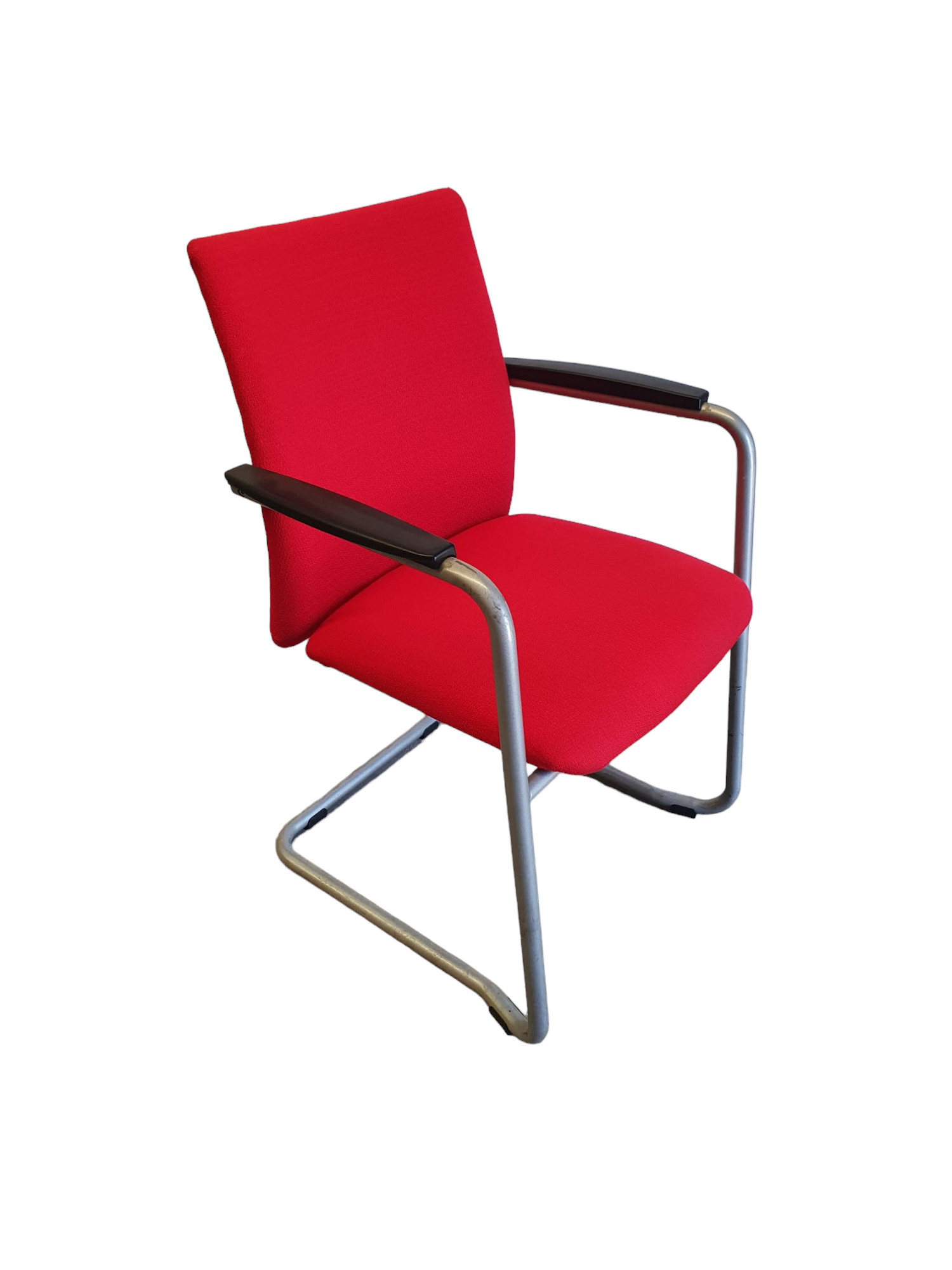 silla confidente roja