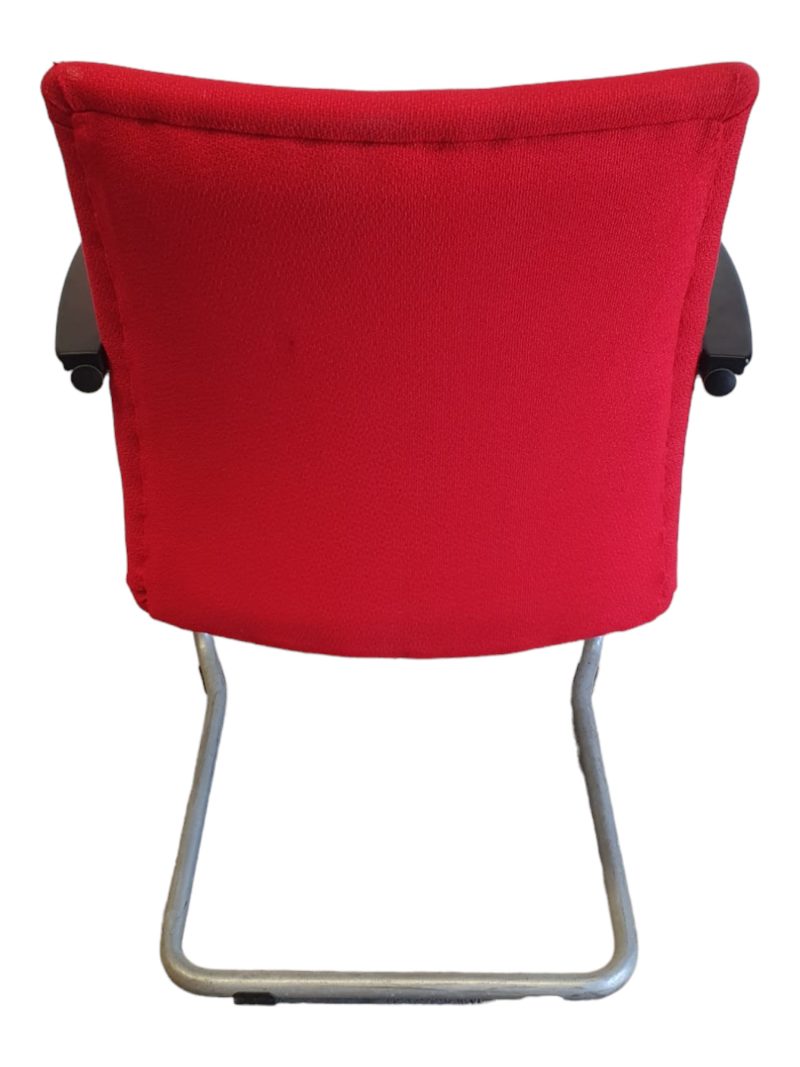 trasera silla confidente roja
