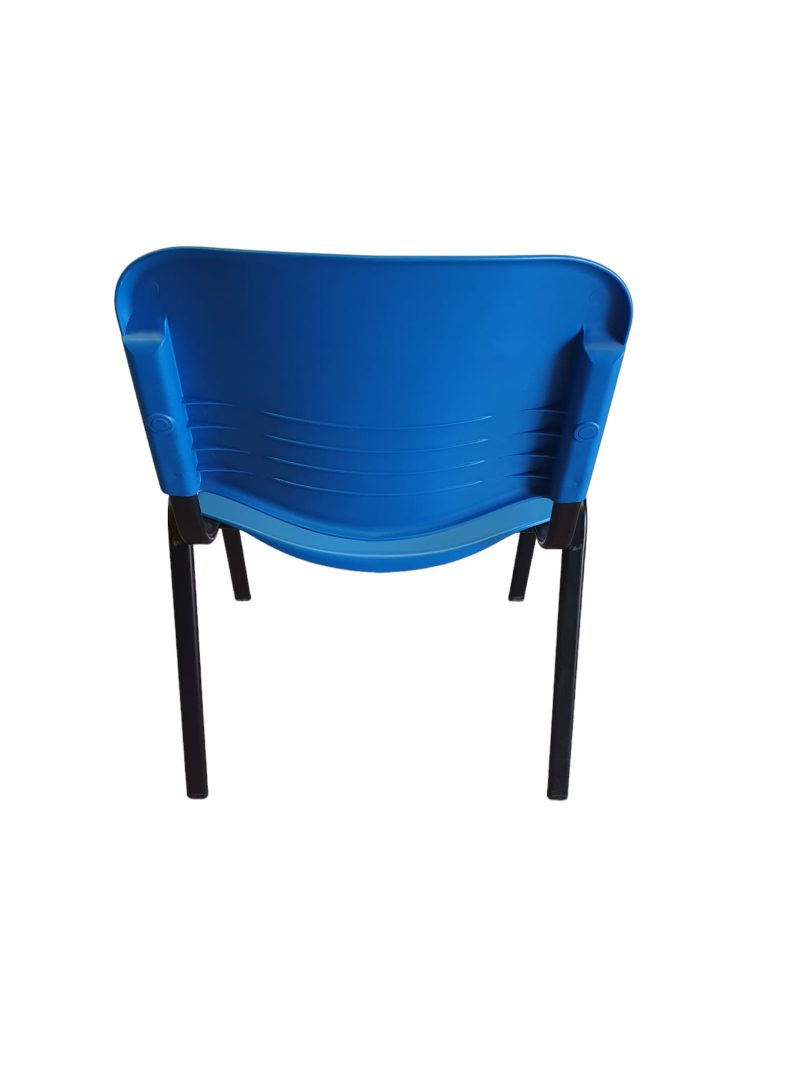trasera silla fija azul