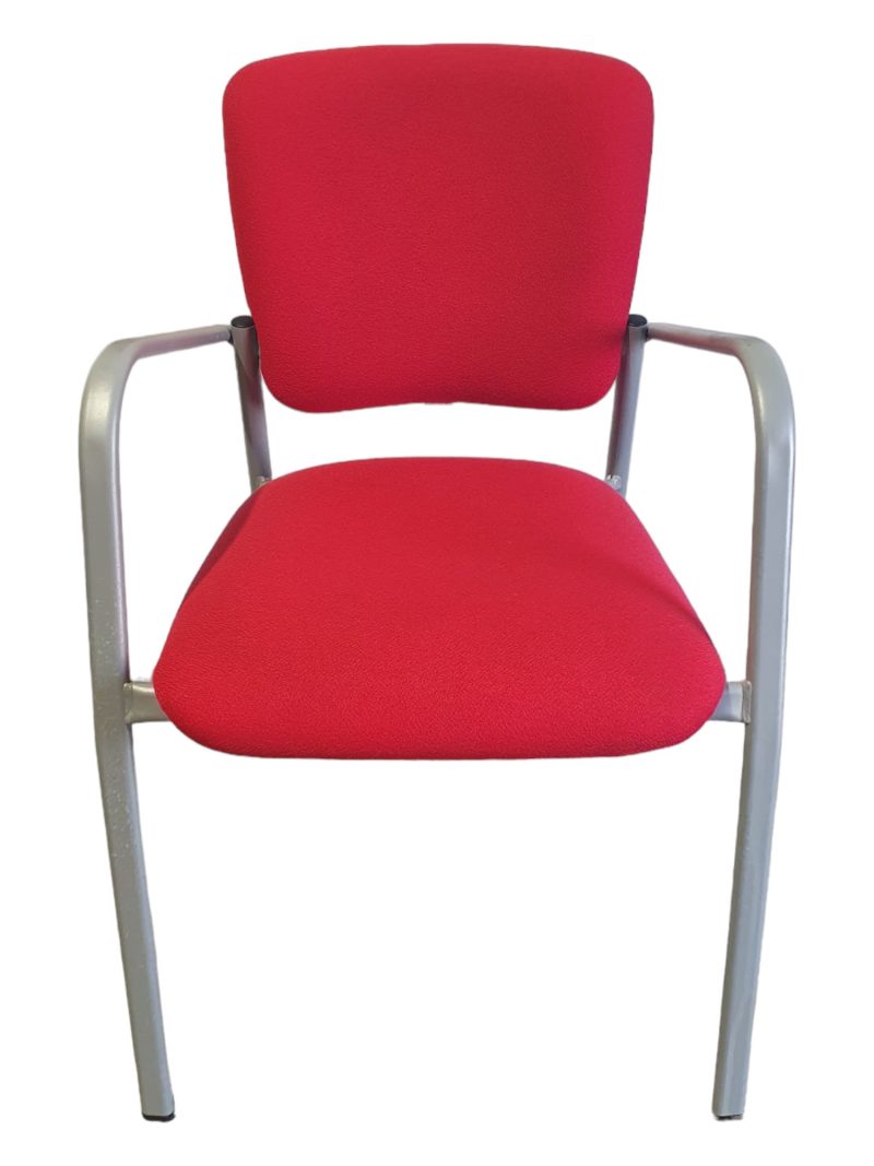 silla de oficina roja