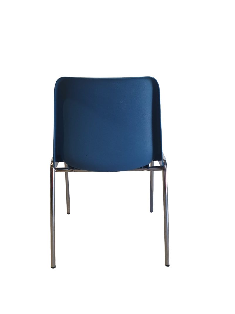 trasera silla pvc azul