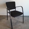 silla confidente tejido negro