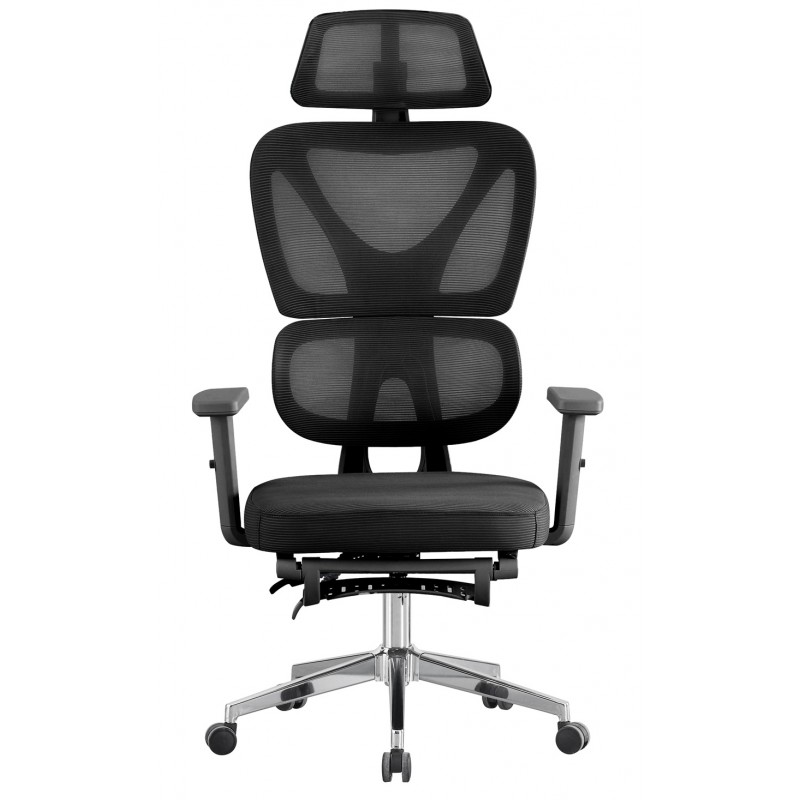 Sillón de oficina con ruedas DURBUY. Negro 2 durbuy sillon negro