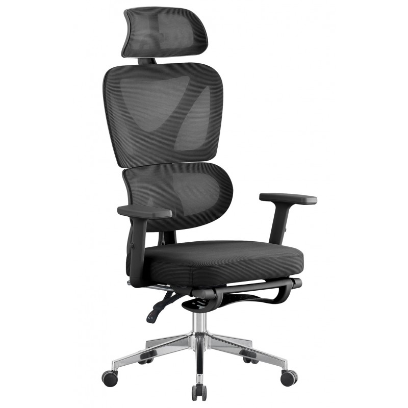 Sillón de oficina con ruedas DURBUY. Negro 1 sillon dubuy negro