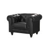 sillon chester similpiel negro