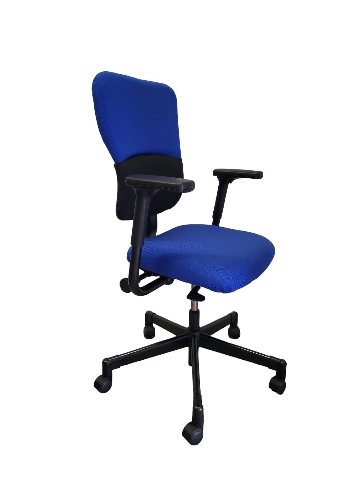 Silla de oficina Steelcase Lets be. Azul. Respaldo ajustable